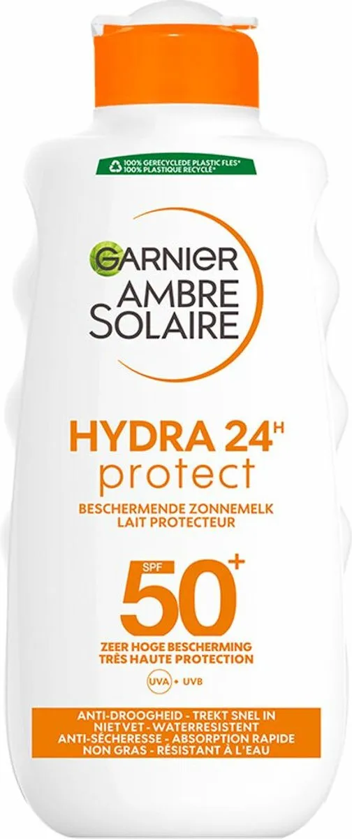 Garnier Ambre Solaire Hydra 24 Zonnebrandmelk SPF 50+ - 2x200ml