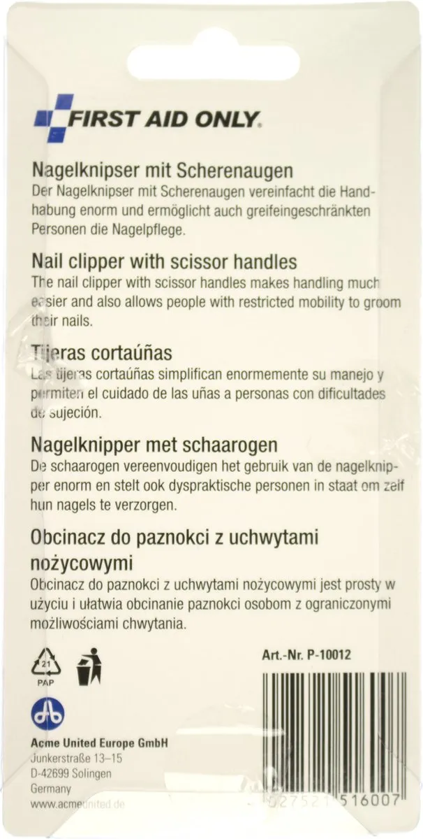 Westcott First Aid Only AC-P10012 Nagelknipper - Zilver