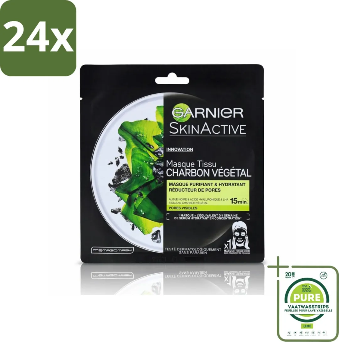 Garnier SkinActive Charcoal Gezichtsmaskers