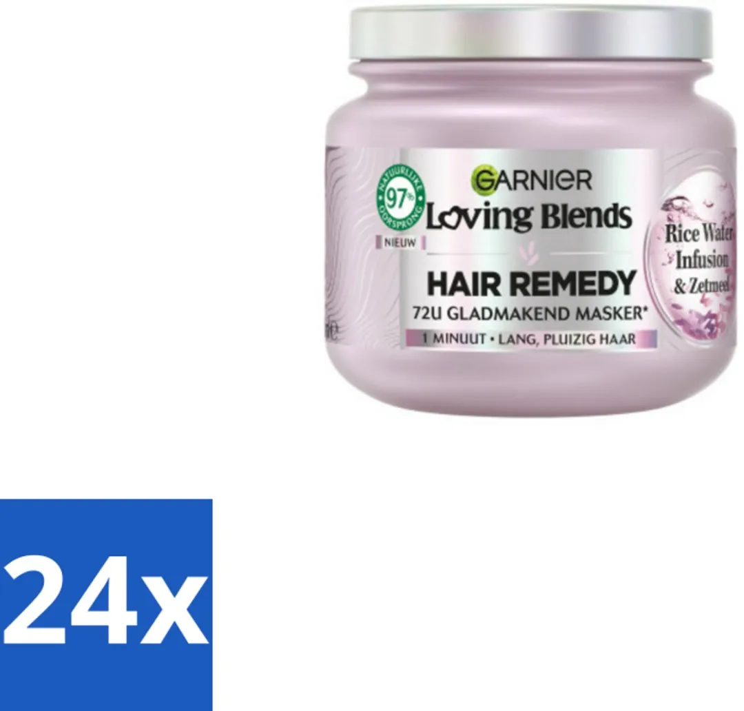 Garnier Loving Blends Haarmasker Rice Water Infusion 340ml - 24 Stuks