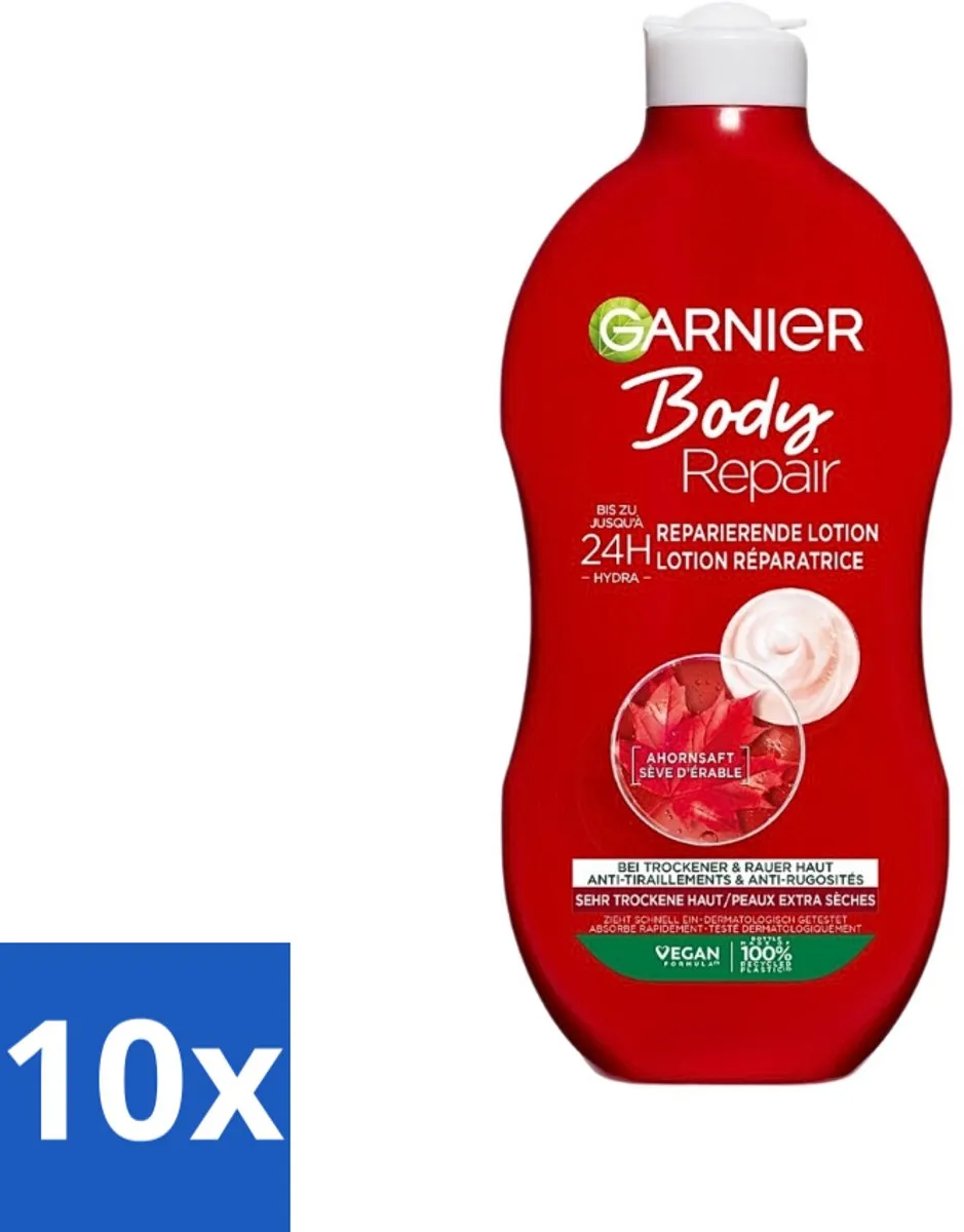 Garnier Body Repair Bodylotion 400ml - 10 Stuks