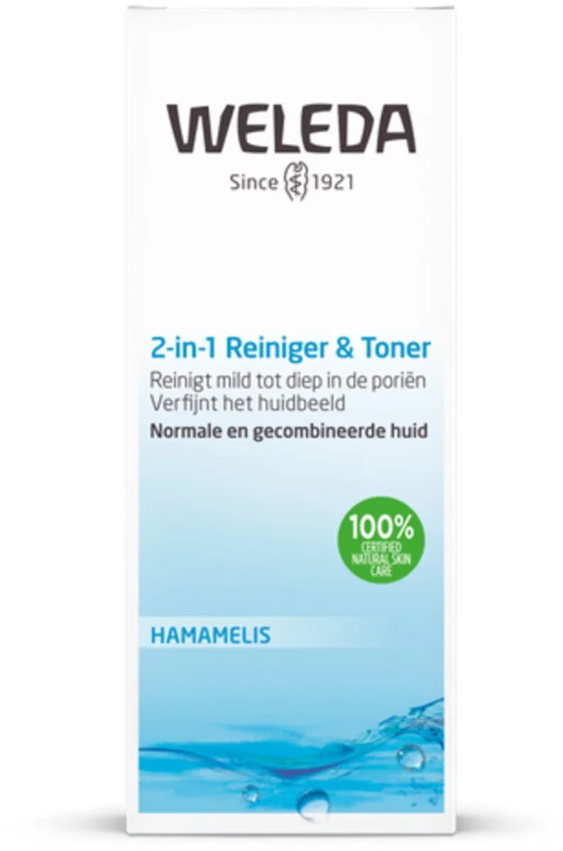 Weleda Reiniger & Toner 2-in-1 400ml (4x100ml)