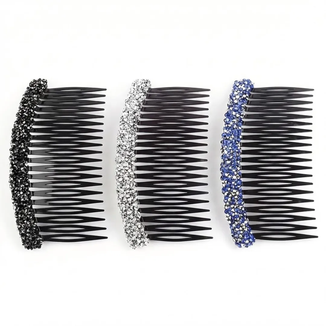 NuveX Strass Haar Kammen Set