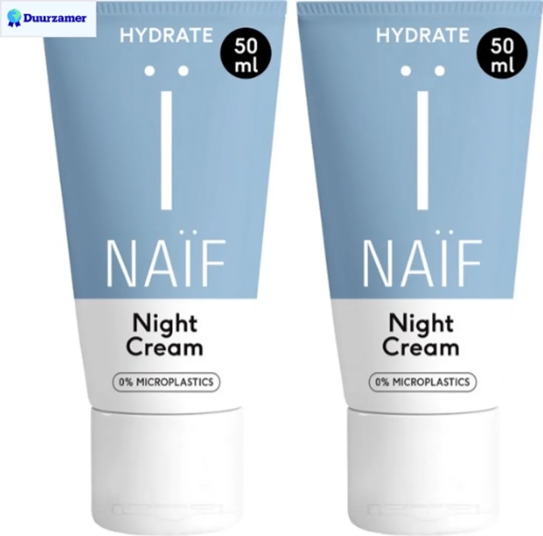 Naïf Herstellende Nachtcrème - 2x50ml