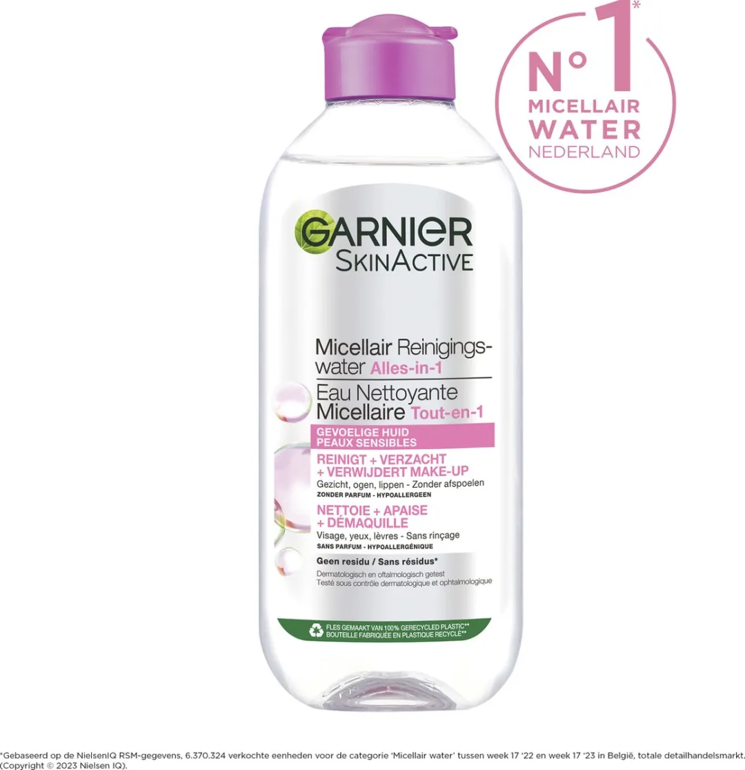 Garnier SkinActive Micellair Reinigingswater 100ml - 6 Stuks