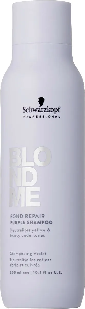 Schwarzkopf BlondMe Bond Repair Purple Shampoo 300ml