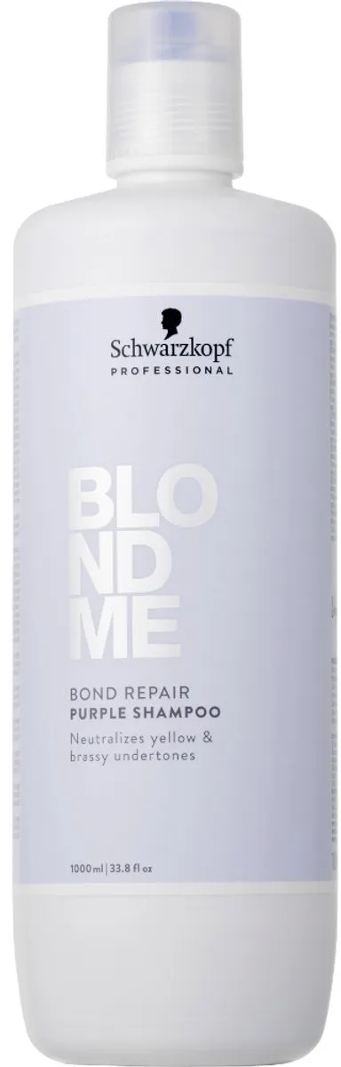 Schwarzkopf BlondMe Bond Repair Purple Shampoo 300ml