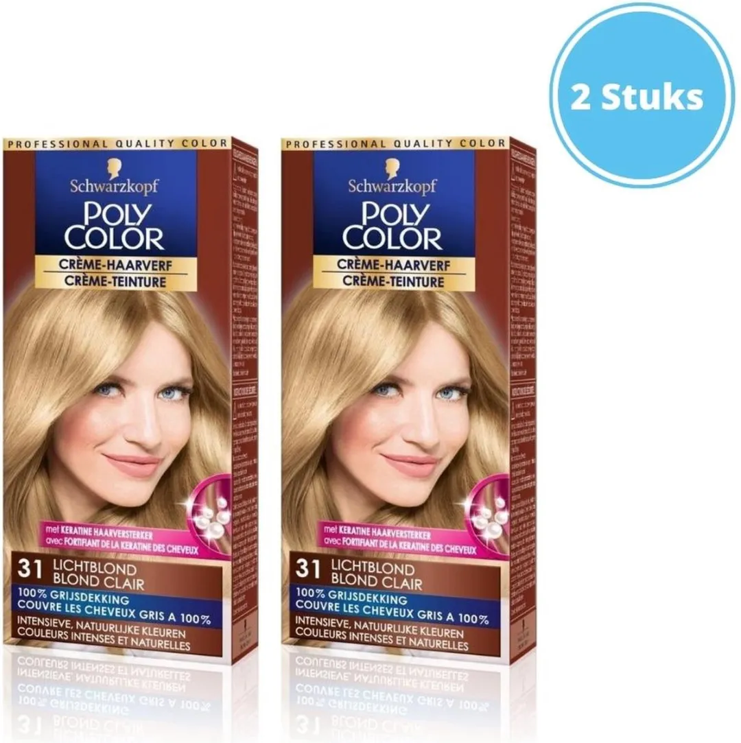 Schwarzkopf Poly Color 31 Lichtblond Haarverf