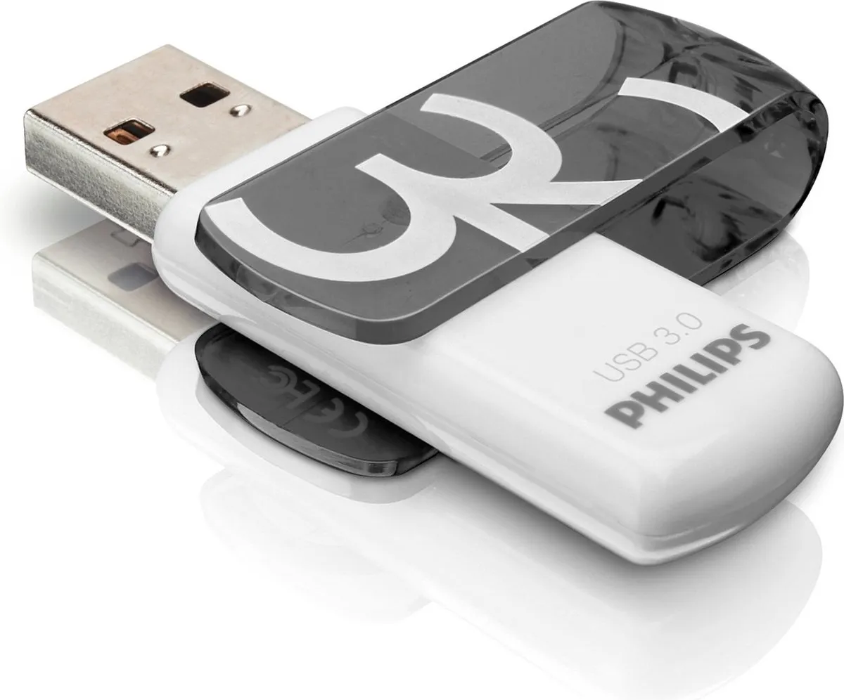 Philips USB Stick 3.0 FM32FD00D 32GB - Grijs/Wit - 2 Stuks