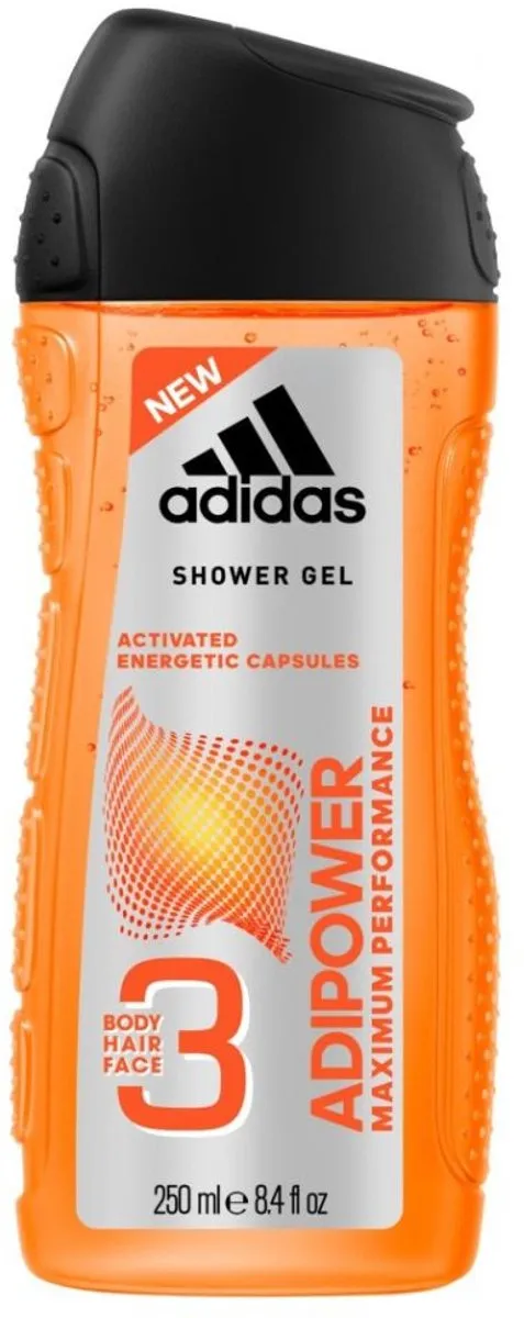 Adidas Adipower Maximum Performance Douchegel 3-in-1 - 1500ml (6x250ml)