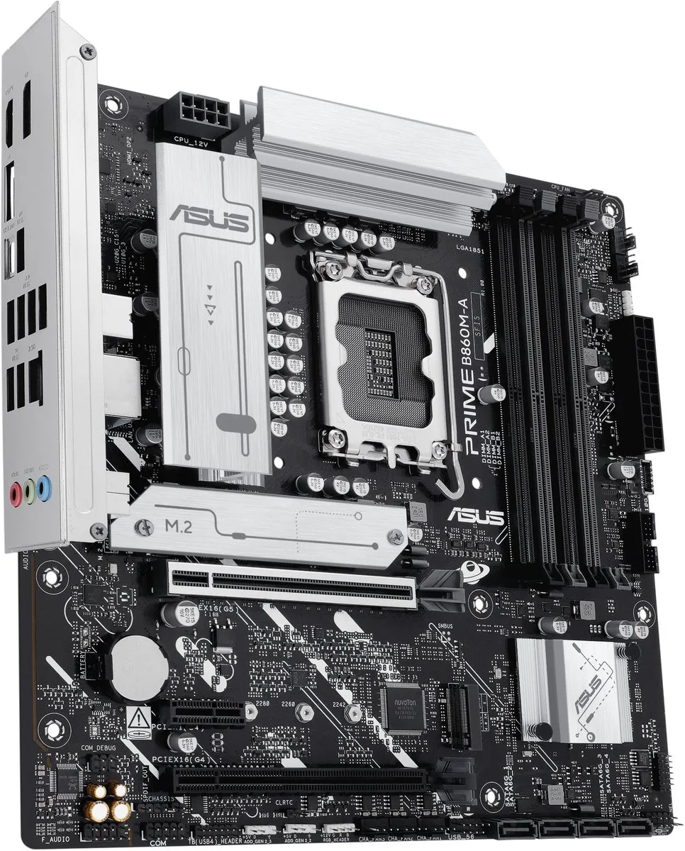 ASUS PRIME B860M-A-CSM Moederbord - Micro-ATX - Intel B860 - afbeelding 6 van 6