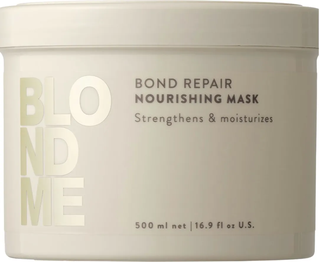Schwarzkopf BlondMe Bond Repair Nourishing Mask 500ml - Zwart