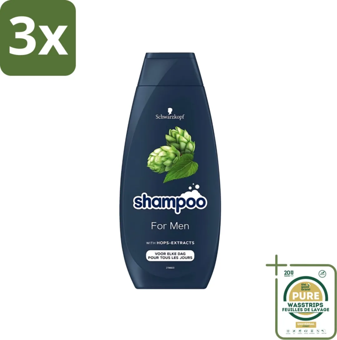 Schwarzkopf For Men Shampoo Hop Extract 1200ml
