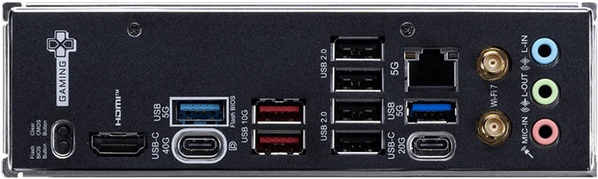 MSI X870E GAMING PLUS WIFI Moederbord - AM5 ATX