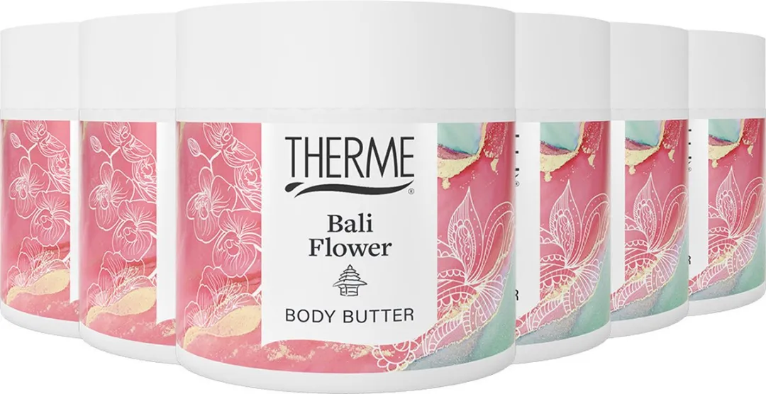 Therme Bali Flower Body Butter - 6x225g Voordeelverpakking