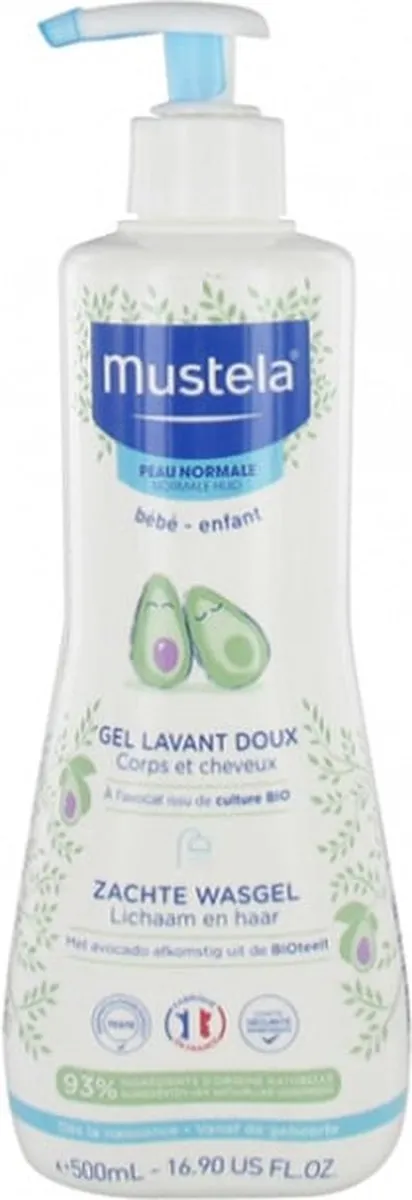 Mustela Zachte Baby Wasgel 750ml - afbeelding 6 van 6