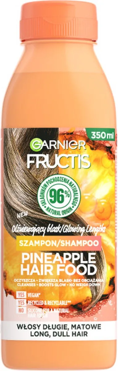 Garnier Fructis Pineapple Hair Food Shampoo 350ml