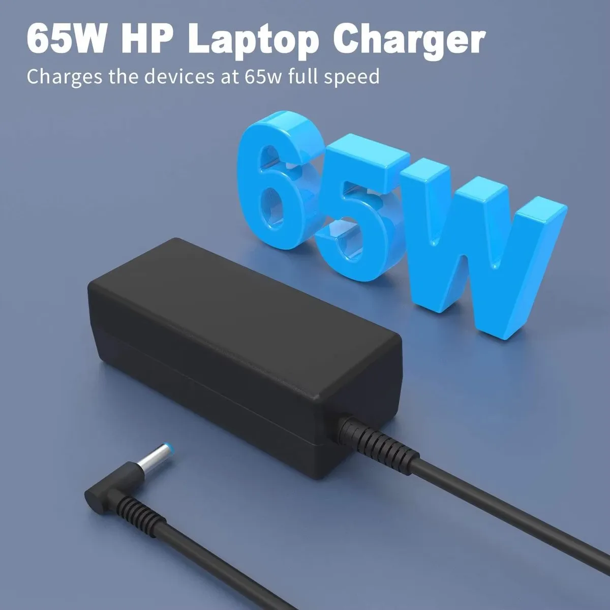 HP 45W Oplader - hp45w - 4.5x3.0mm - Zwart