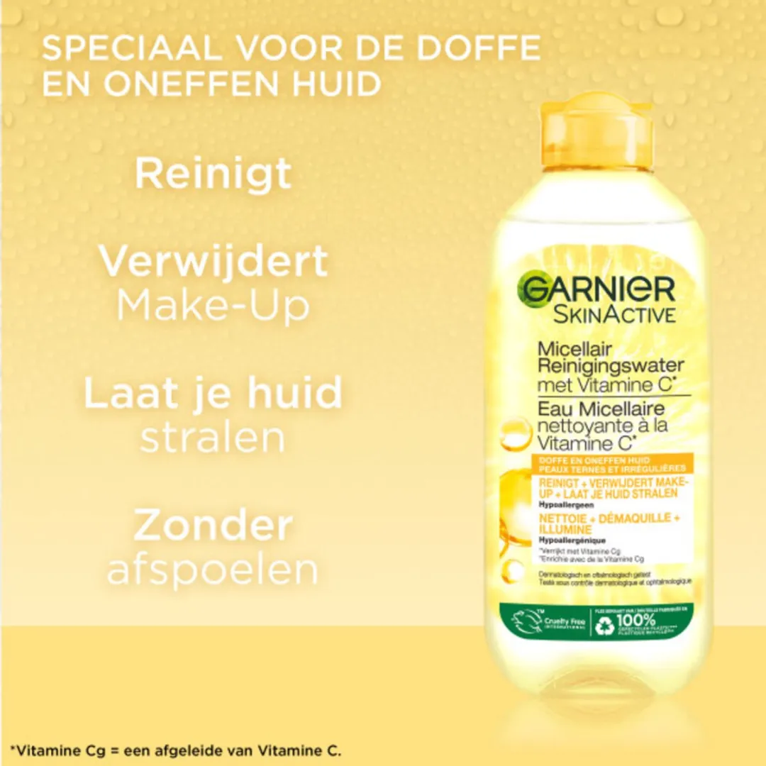 Garnier SkinActive Micellair Water Vitamine C 400ml - 24 Stuks