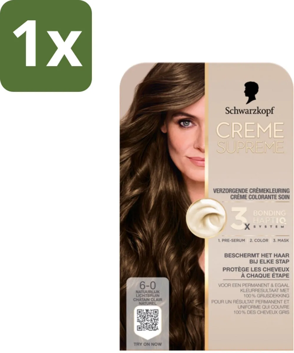 Schwarzkopf Creme Supreme 6-0 Haarkleuring 245g