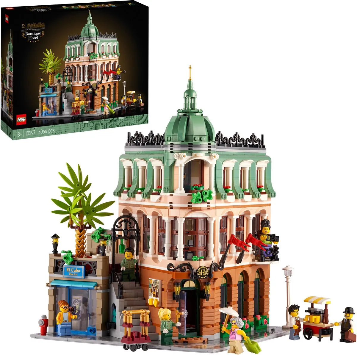 LEGO Icons Boetiekhotel 10297 - 3037 Stenen