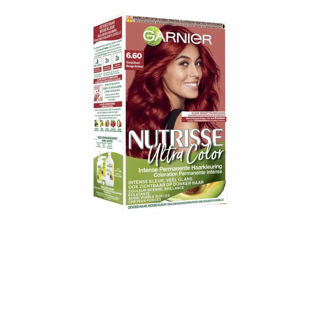 Garnier Nutrisse Ultra Color 6.60 Haarkleuring Vurig Rood 824ml