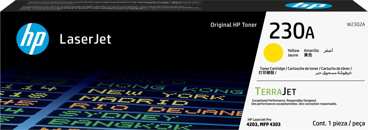 HP 230A Geel LaserJet Tonercartridge - 1800 pagina's