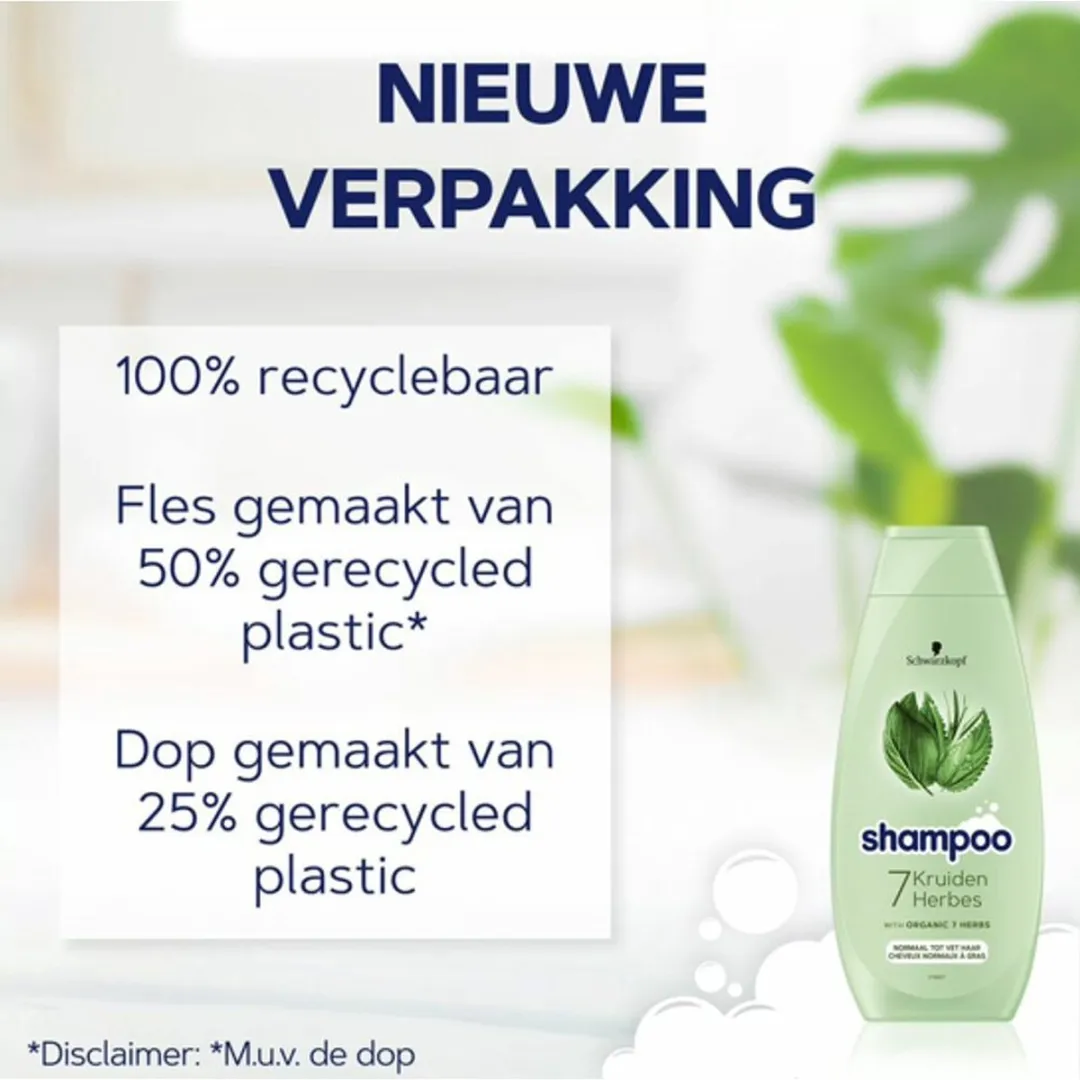 Schwarzkopf 7 Kruiden Shampoo - 2000ml (5x400ml)