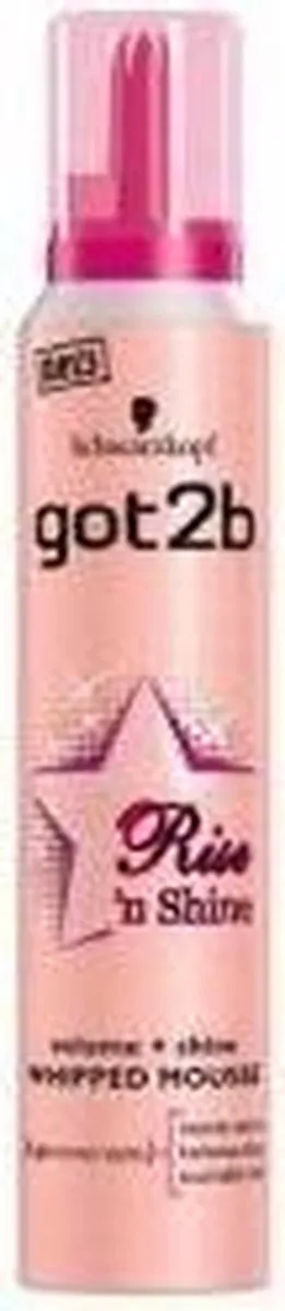 Schwarzkopf Got2b Rise & Shine Haarmousse 200ml