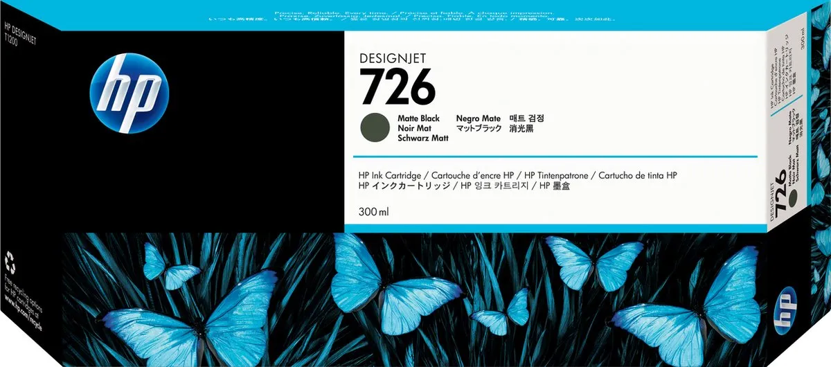 HP CH575A Original XL Inktcartridge - 300ml - Zwart