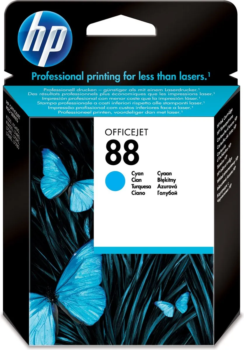 HP 88 C9386AE Inktcartridge - Cyaan