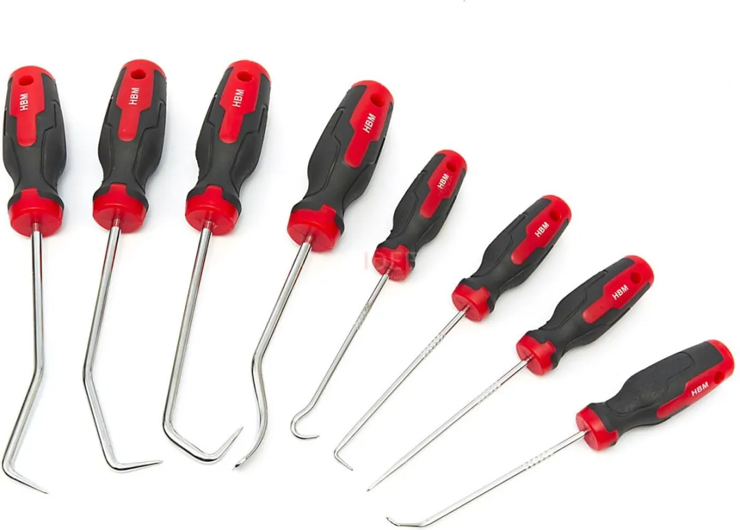 HBM Mini Pick en Hakenset 8-delig - Neutraal