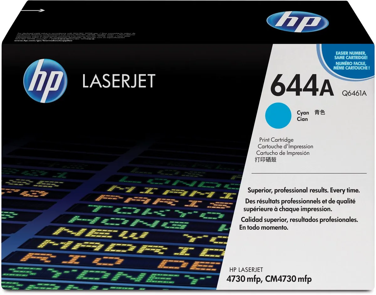 HP 644A Q6461A Tonercartridge - Cyaan