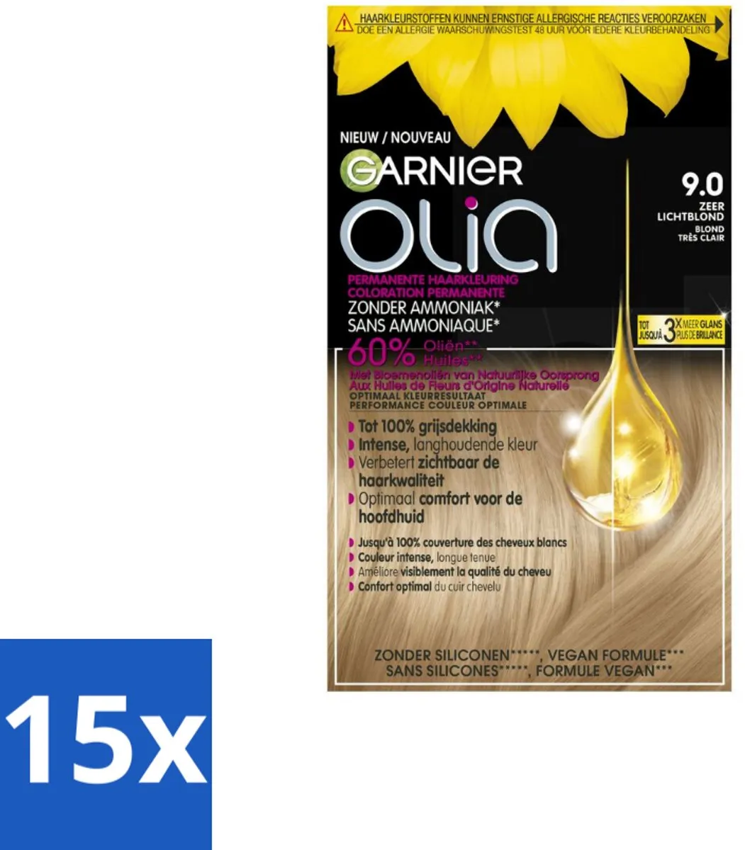 Garnier Olia 9 Haarkleuring Zeer Lichtblond
