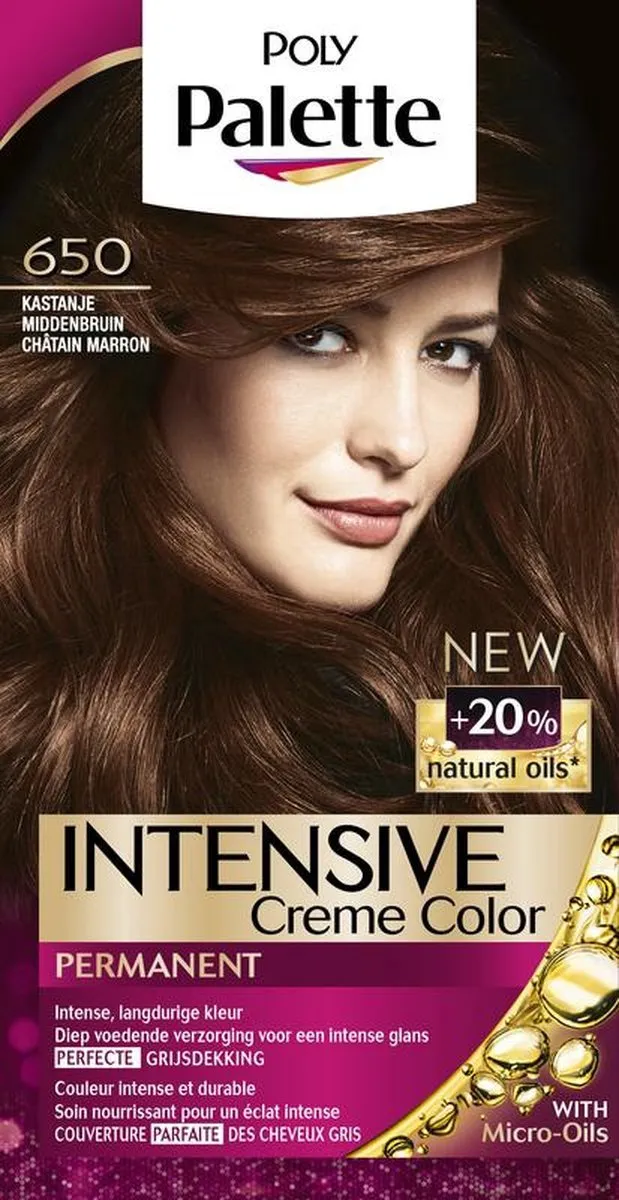 Schwarzkopf Poly Palette Haarverf 115ml - Kastanje Middenbruin