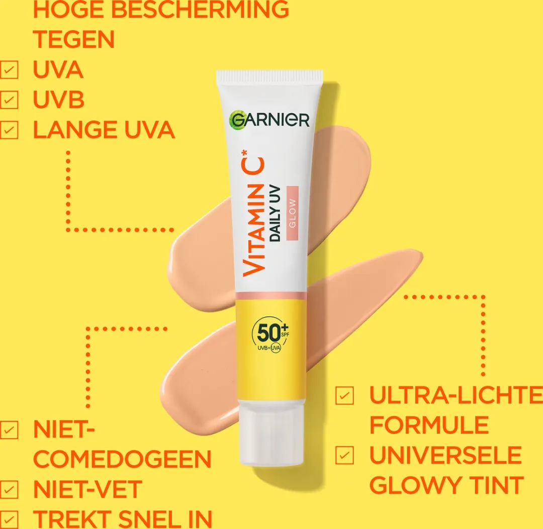 Garnier SkinActive Vitamine C Daily UV Fluid SPF50+ 40ml