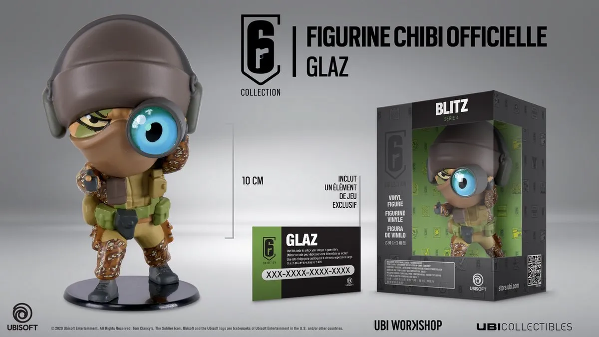 Ubisoft Six Collection Glaz Chibi Figurine 300110644