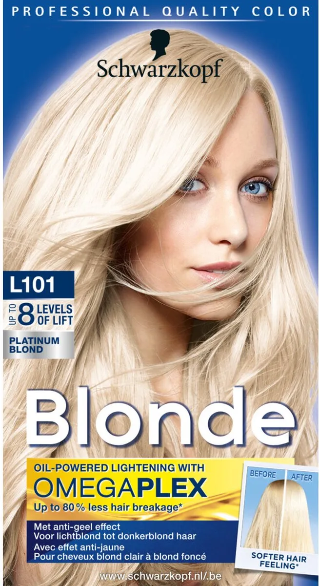 Schwarzkopf Blonde L101 Platinum Blond Haarverf - 660ml - 3 Stuks