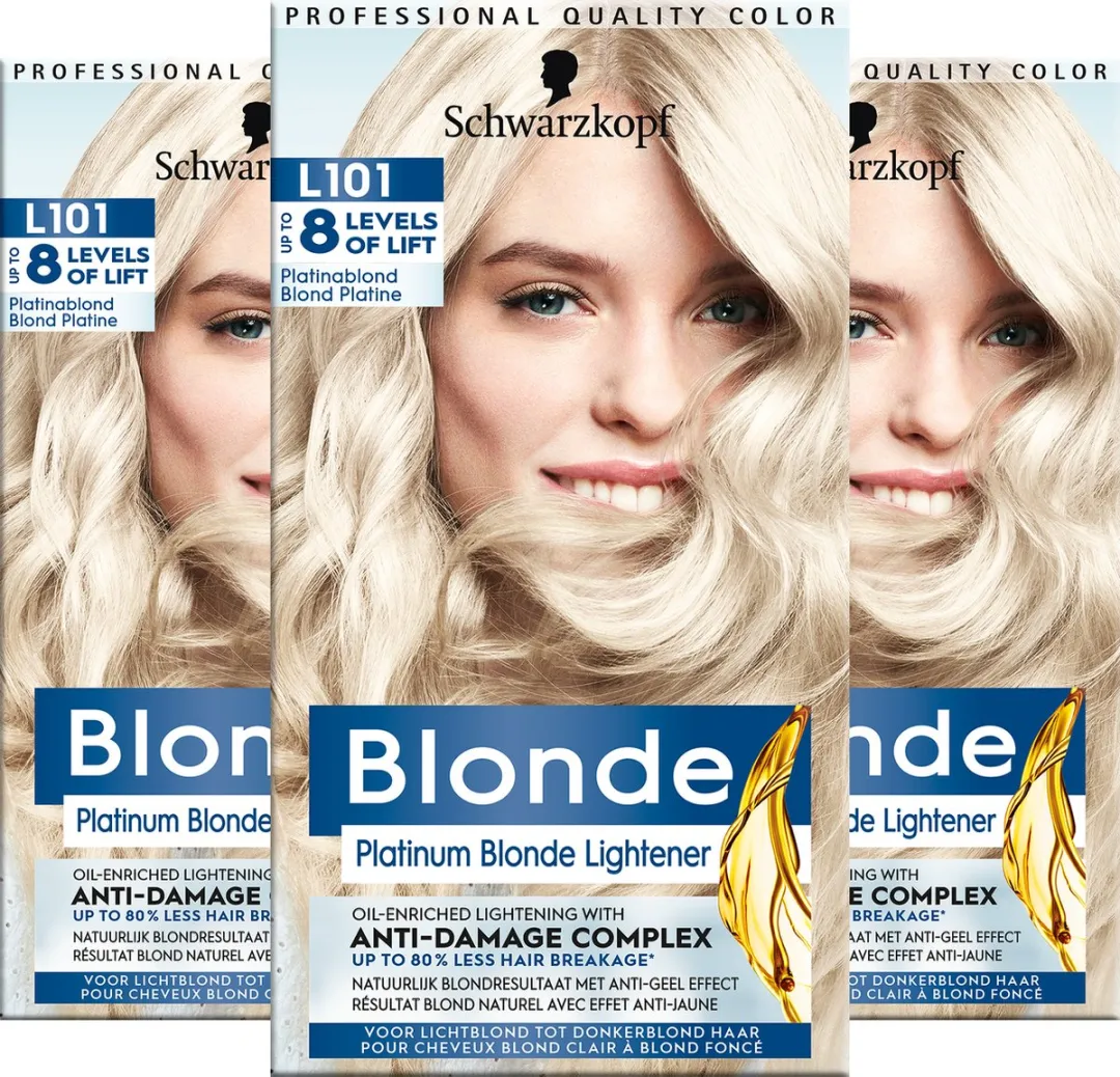 Schwarzkopf Blonde L101 Platinum Blond Haarverf
