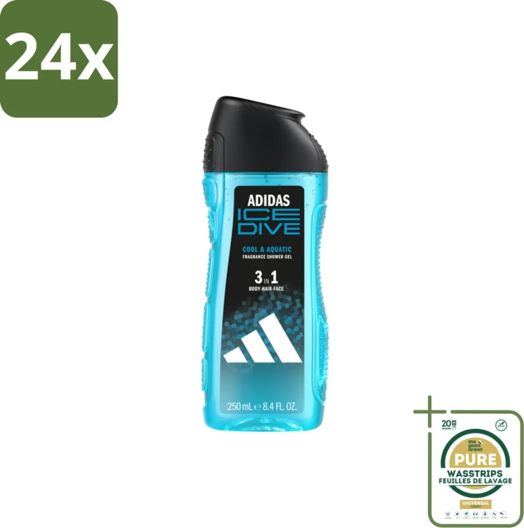 adidas Ice Dive Douchegel 3-in-1 250ml