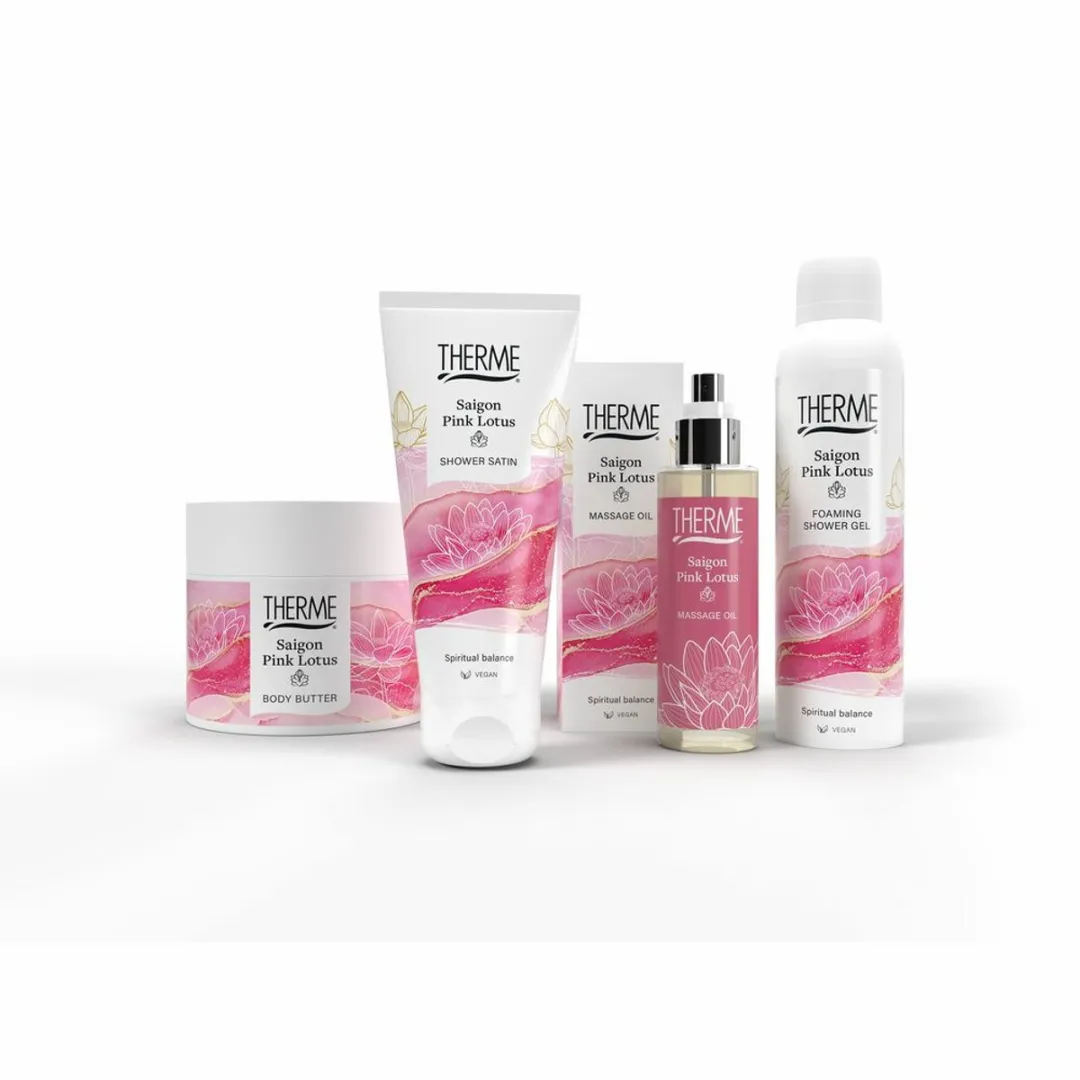 Therme Saigon Pink Lotus Body Butter - 3x225g