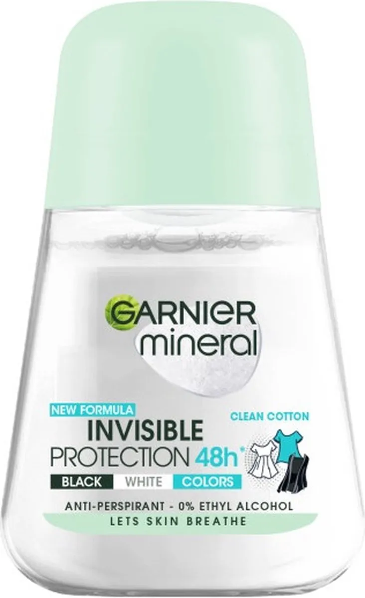 Garnier Mineral Invisible Protection Clean Cotton 50ml