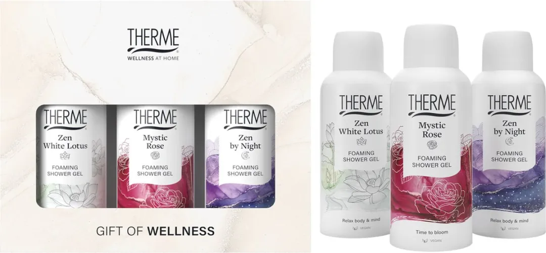 Therme Foaming Shower Favorites Geschenkset - 3x50ml Douchegel
