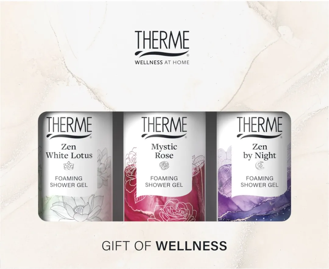 Therme Foaming Shower Favorites Geschenkset - 3x50ml Douchegel