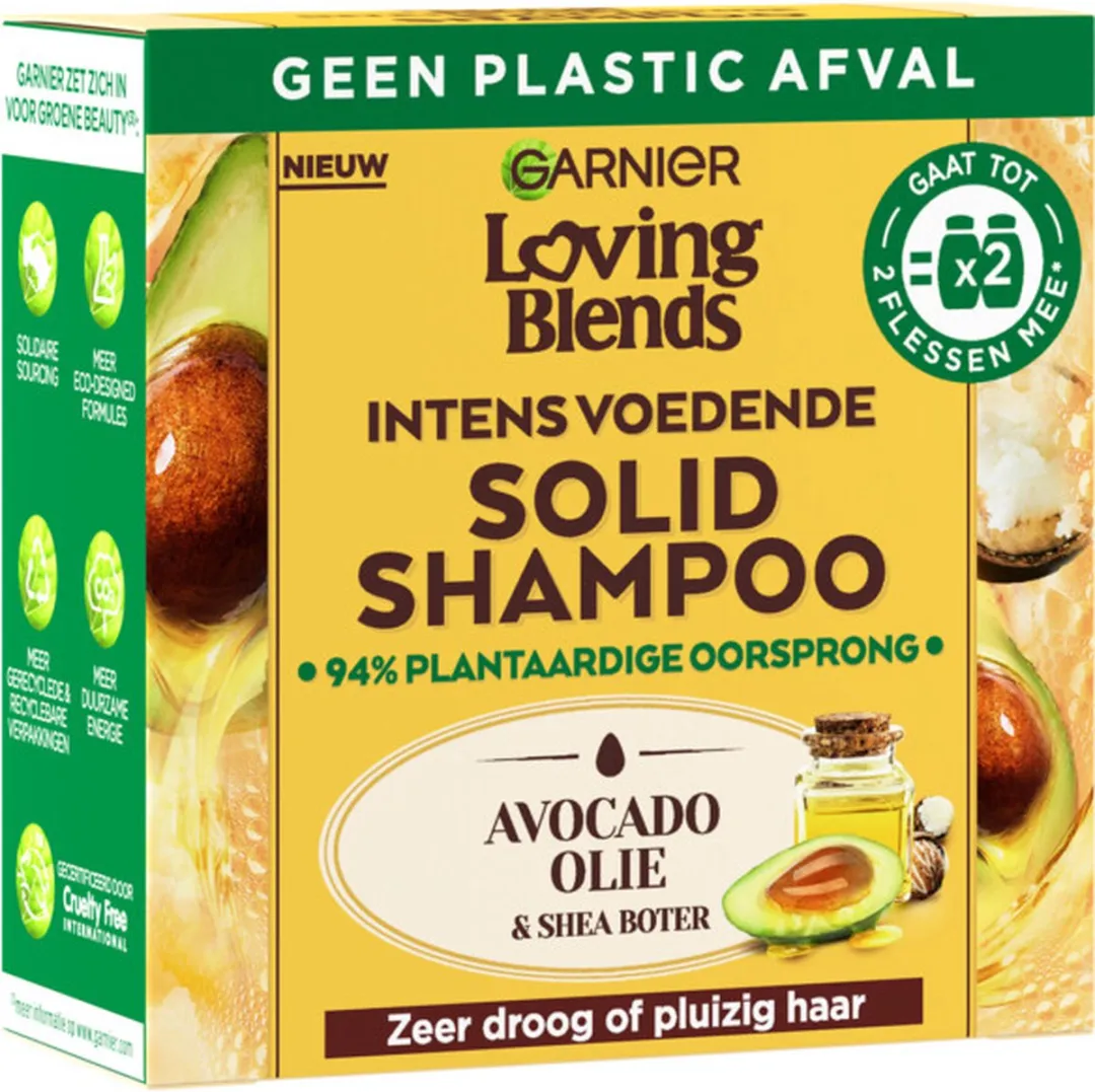 Garnier Loving Blends Avocado Olie & Shea Boter Shampoo Bar 60g