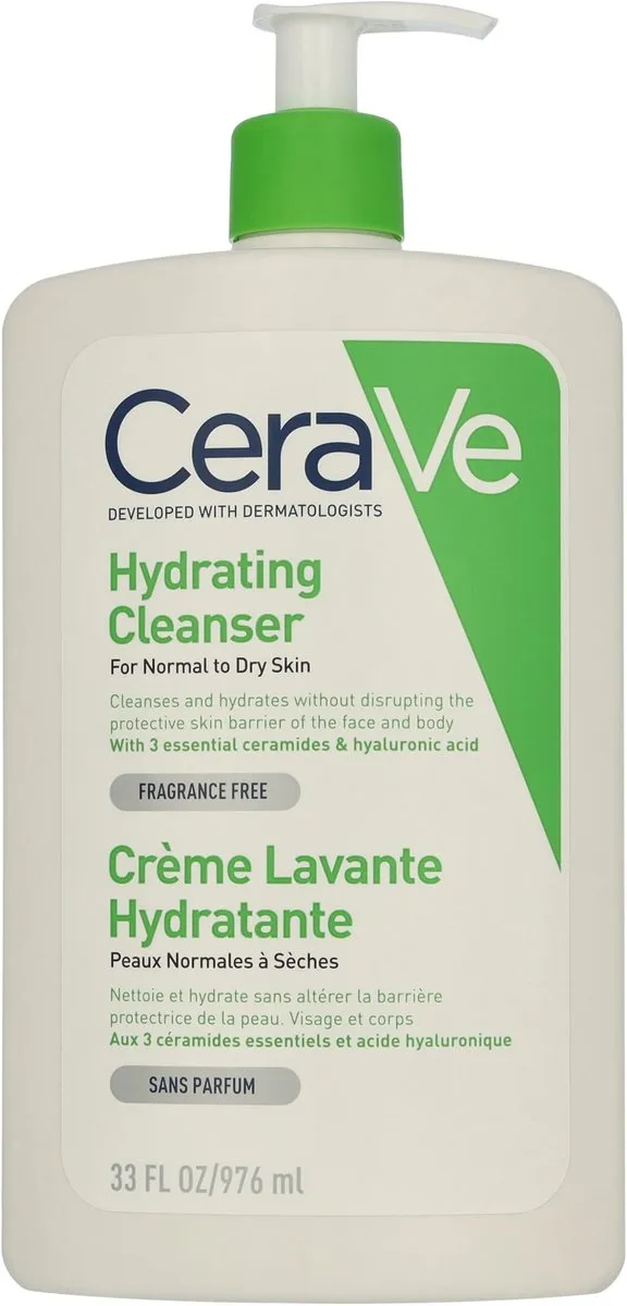 CeraVe Hydraterende Reinigingscrème 1000ml