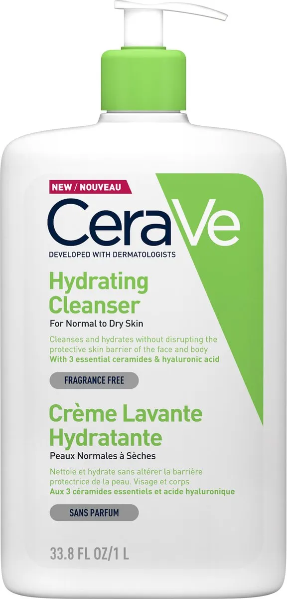 CeraVe Hydraterende Reinigingscrème 1000ml