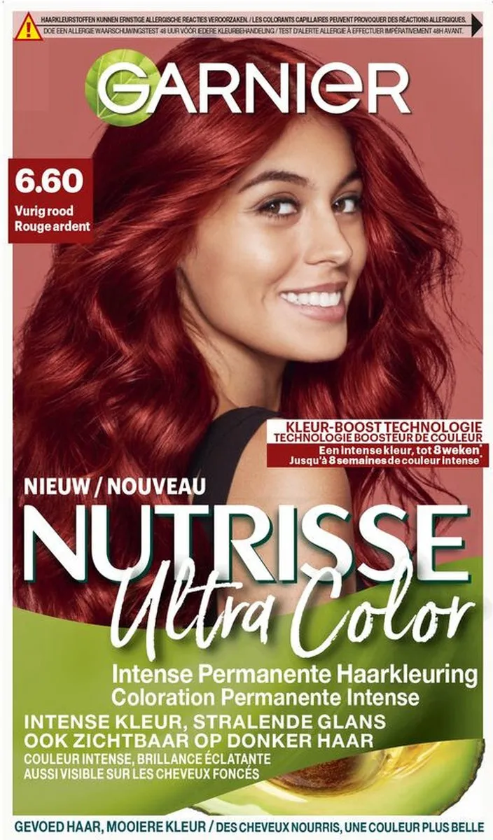 Garnier Nutrisse Haarverf 6.60 Rouge Vibrant - 197g