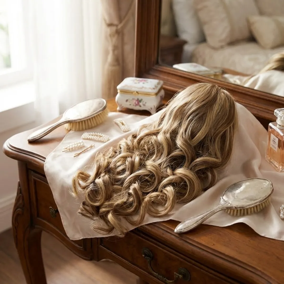 NuveX Clip-in Paardenstaart Haar Extensie - Blond