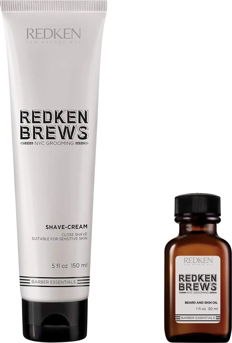 Redken Brews Scheercrème 150ml + Baardolie 30ml